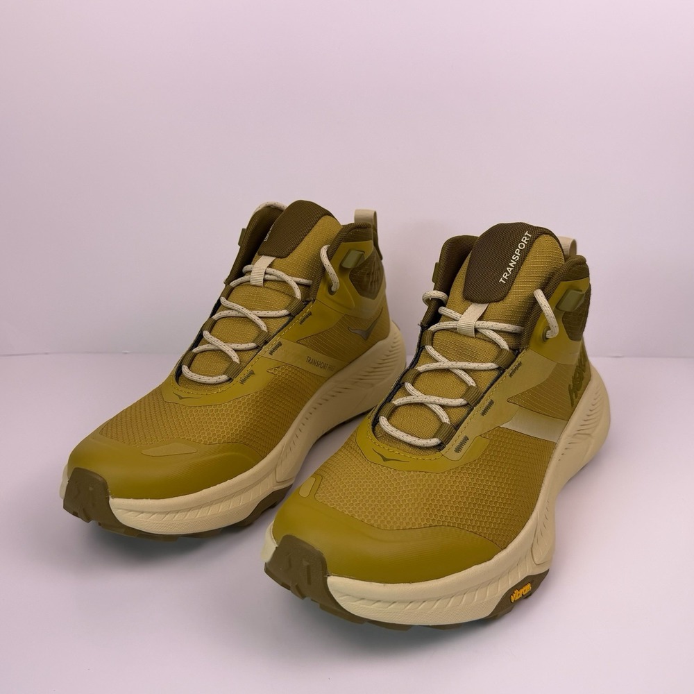 Hoka One One Transport Hike Mid Gore-Tex Boots Men's Size 10.5 Brown Sample - Picture 6 of 7